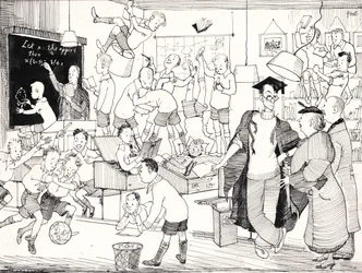 Of Course, We Go Flat Out for the Ego Here, Punch, 27th November 1935